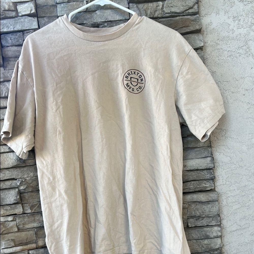 Brixton Beige T-Shirt for Men